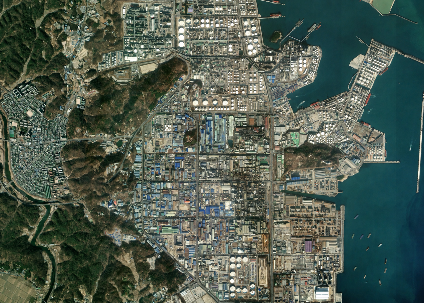 S-OIL Plant 항공사진